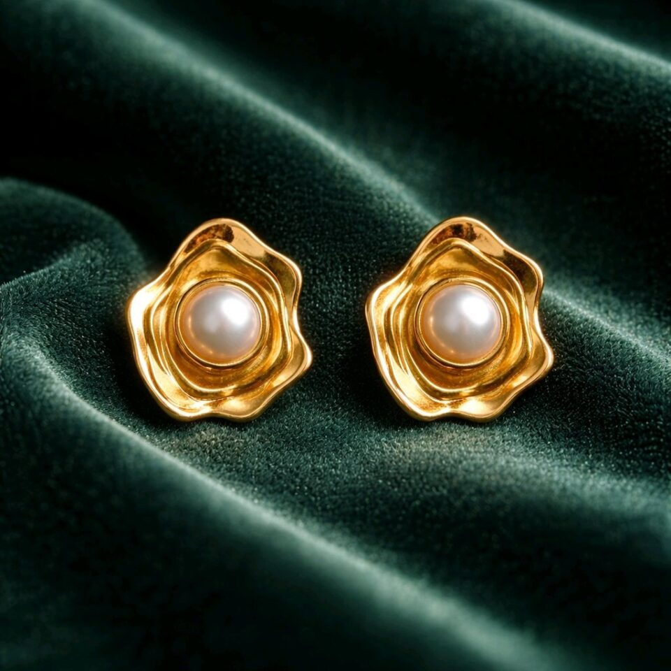 Aretes ostra con perla