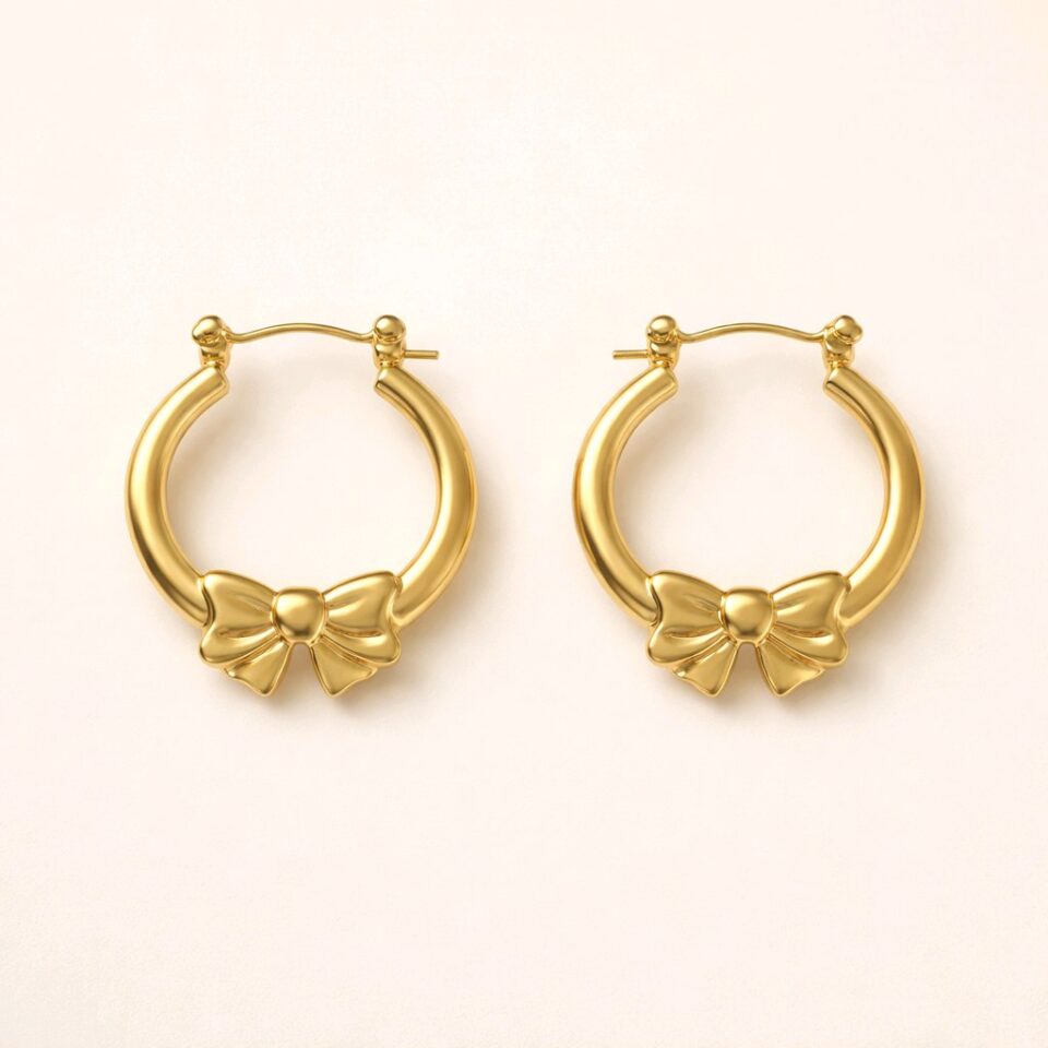 Argollas en forma de chonga