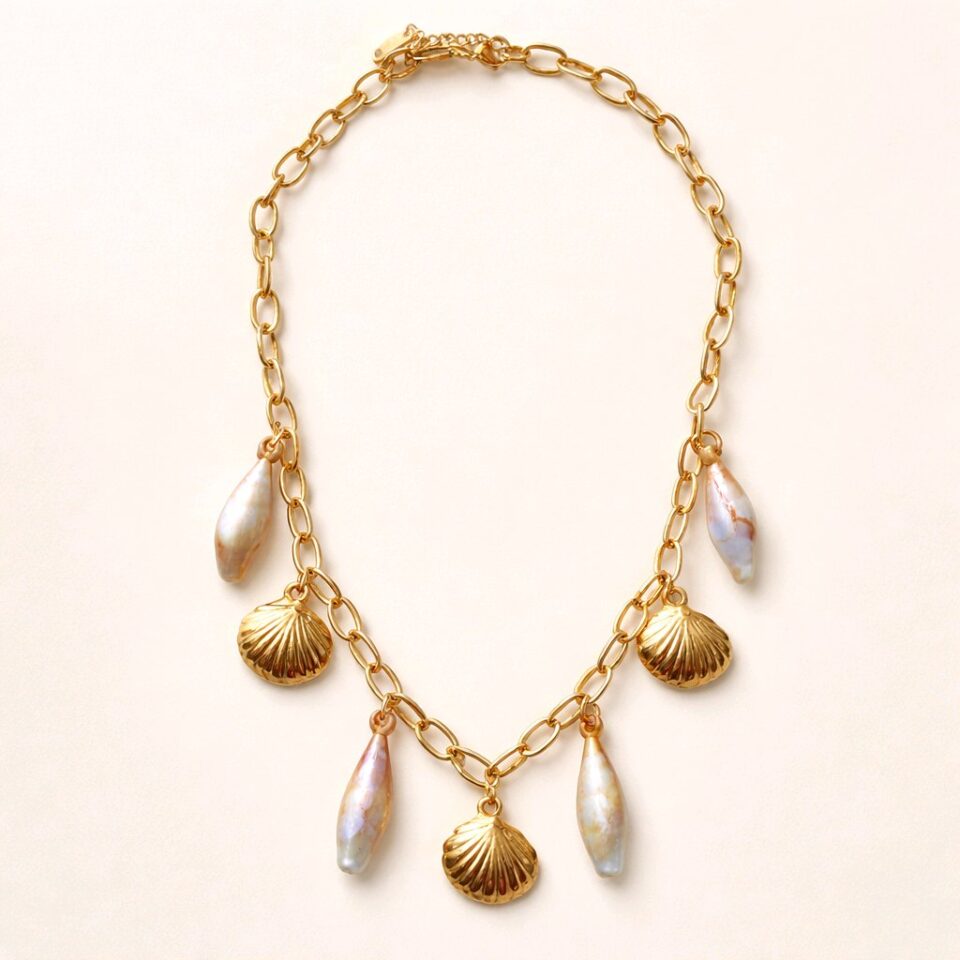 Collar playero multiple charms 4